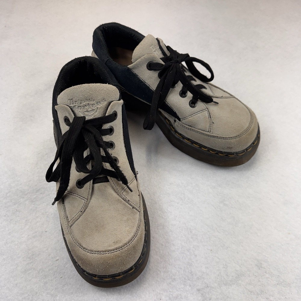 Dr.‎ Martens 8363 Sneakers Mens 9 Grey Black Vintage Made In England Grunge Goth